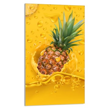 TMK STAKLENA DASKA ZA REZANJE 30x52 Ananas