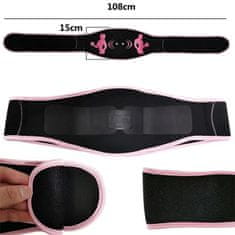 Netscroll EMS pojas za stimulaciju trbušnih mišića, punjenje putem USB-a, 8 načina rada, 15 razina intenziteta, LCD zaslon, FitnessBelt