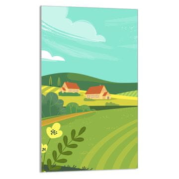 TMK STAKLENA DASKA ZA REZANJE 30x52 Village