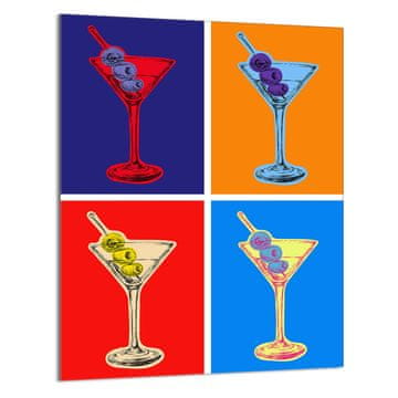 TMK STAKLENA DASKA ZA REZANJE 40x52 Šarena