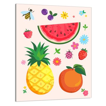 TMK STAKLENA DASKA ZA REZANJE 40x52 Voće