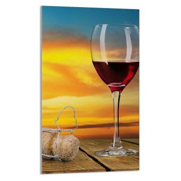 TMK STAKLENA DASKA ZA REZANJE 30x52 Vino