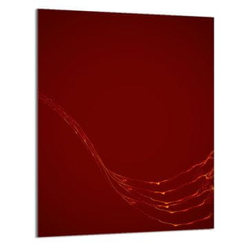 TMK STAKLENA DASKA ZA REZANJE 40x52 Crvena