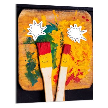 TMK STAKLENA DASKA ZA REZANJE 40x52 Smile