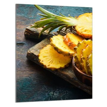 TMK STAKLENA DASKA ZA REZANJE 40x52 Ananas