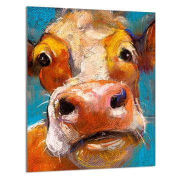TMK STAKLENA DASKA ZA REZANJE 40x52 Cow