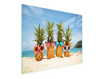 TMK STAKLENA DASKA ZA REZANJE 52x30 ANANAS