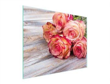 TMK STAKLENA DASKA ZA REZANJE 52x40 RUŽA