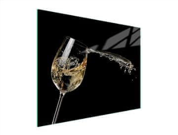 TMK STAKLENA DASKA ZA REZANJE 52x40 VINO