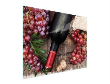 TMK STAKLENA DASKA ZA REZANJE 52x40 VINO