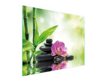 TMK STAKLENA DASKA ZA REZANJE 52x40 ORHIDEJA