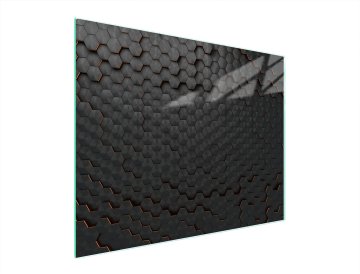 TMK STAKLENA DASKA ZA REZANJE 52x40 CRNA