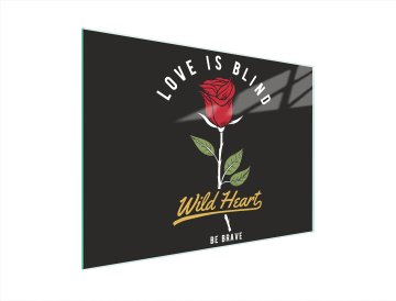 TMK STAKLENA DASKA ZA REZANJE 40x30 RUŽA