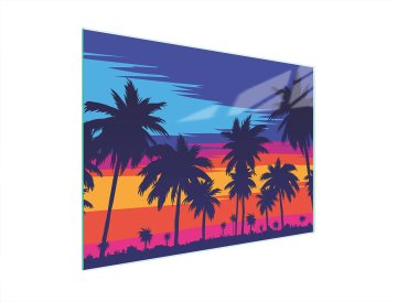 TMK STAKLENA DASKA ZA REZANJE 40x30 PALME