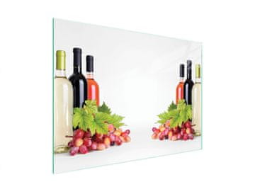 TMK STAKLENA DASKA ZA REZANJE 40x30 VINO