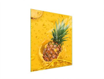 TMK STAKLENA DASKA ZA REZANJE 45x52 ANANAS