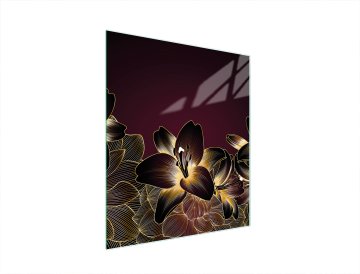 TMK STAKLENA DASKA ZA REZANJE 45x52 ORHIDEJA