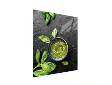 TMK STAKLENA DASKA ZA REZANJE 45x52 BOSILJAK