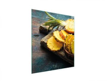 TMK STAKLENA DASKA ZA REZANJE 45x52 ANANAS