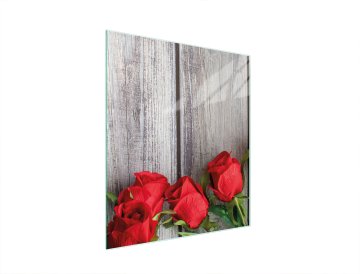 TMK STAKLENA DASKA ZA REZANJE 45x52 RUŽE