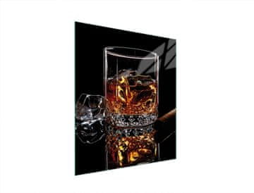 TMK STAKLENA DASKA ZA REZANJE 45x52 WHISKY