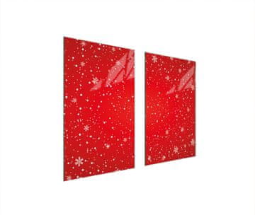 TMK ZAŠTITNA PLOČA OD STAKLA ZA ŠTEDNJAK 75x52 CRVENA