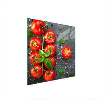 TMK ZAŠTITNA PLOČA OD STAKLENA ZA ŠTEDNJAK 50x52 RAJČICE