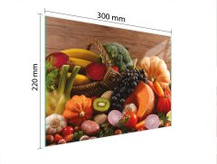 TMK STAKLENA DASKA ZA REZANJE 30x22 HRANA