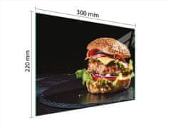 TMK STAKLENA DASKA ZA REZANJE 30x22 ZA HAMBURGER