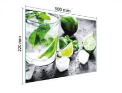 TMK STAKLENA DASKA ZA REZANJE 30x22 LIME