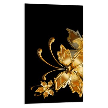 TMK STAKLENA DASKA ZA REZANJE 30x52 Zlatna