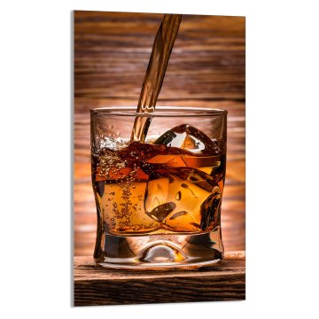 TMK STAKLENA DASKA ZA REZANJE 30x52 Whiskey