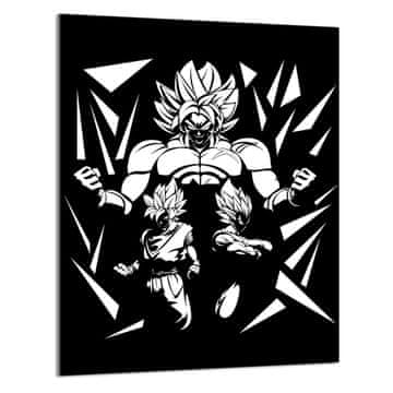 TMK STAKLENA DASKA ZA REZANJE 40x52 Anime