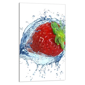 TMK STAKLENA DASKA ZA REZANJE 30x52 Jagoda