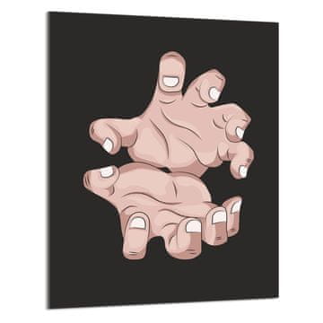TMK STAKLENA DASKA ZA REZANJE 40x52 Ruke