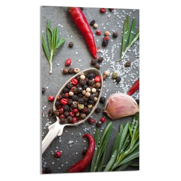 TMK STAKLENA DASKA ZA REZANJE 30x52 Začini