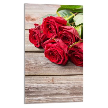 TMK STAKLENA DASKA ZA REZANJE 30x52 Ruže