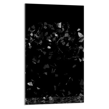 TMK STAKLENA DASKA ZA REZANJE 30x52 Crna