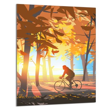 TMK STAKLENA DASKA ZA REZANJE 40x52 Forest