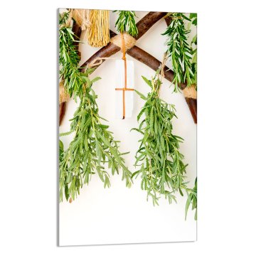 TMK STAKLENA DASKA ZA REZANJE 30x52 Začinsko bilje