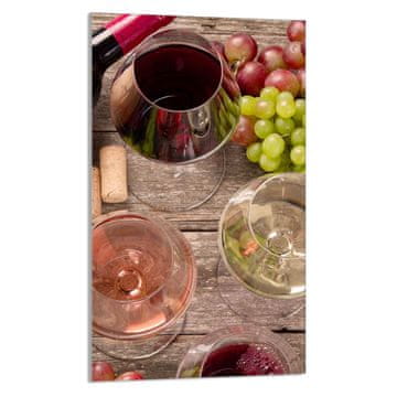 TMK STAKLENA DASKA ZA REZANJE 30x52 Vino