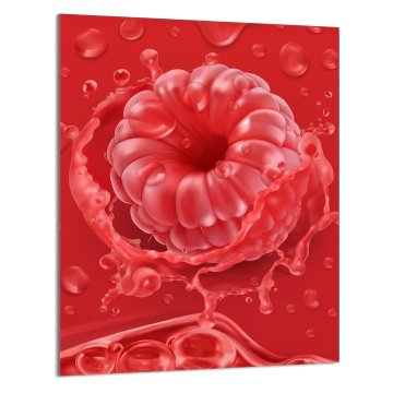 TMK STAKLENA DASKA ZA REZANJE 40x52 Malina