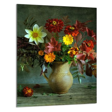 TMK STAKLENA DASKA ZA REZANJE 40x52 Cvijeće