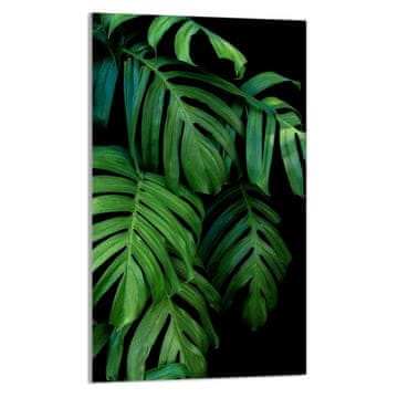 TMK STAKLENA DASKA ZA REZANJE 30x52 Monstera