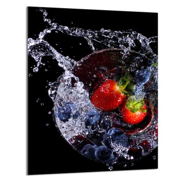 TMK STAKLENA DASKA ZA REZANJE 40x52 Jagode