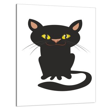 TMK STAKLENA DASKA ZA REZANJE 40x52 Mačka