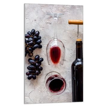TMK STAKLENA DASKA ZA REZANJE 30x52 Vino