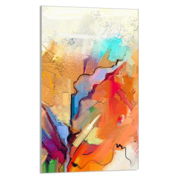 TMK STAKLENA DASKA ZA REZANJE 30x52 Šarena