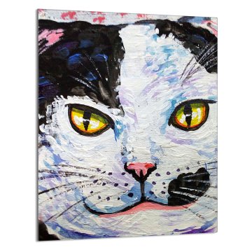 TMK STAKLENA DASKA ZA REZANJE 40x52 Mačka