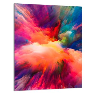 TMK STAKLENA DASKA ZA REZANJE 40x52 Šarena